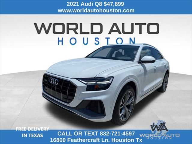 used 2021 Audi Q8 car, priced at $47,899