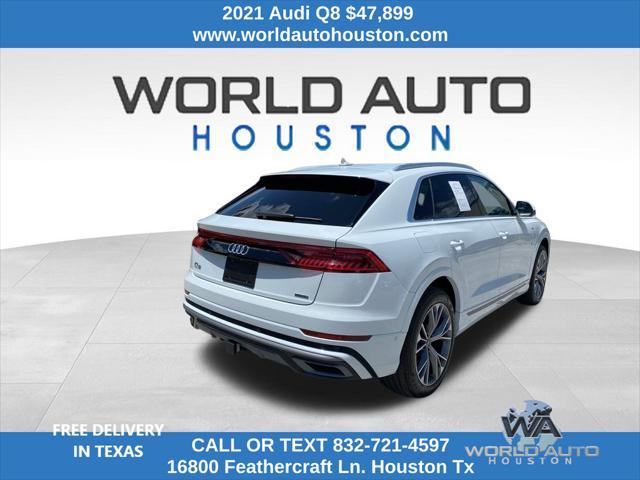 used 2021 Audi Q8 car, priced at $47,899