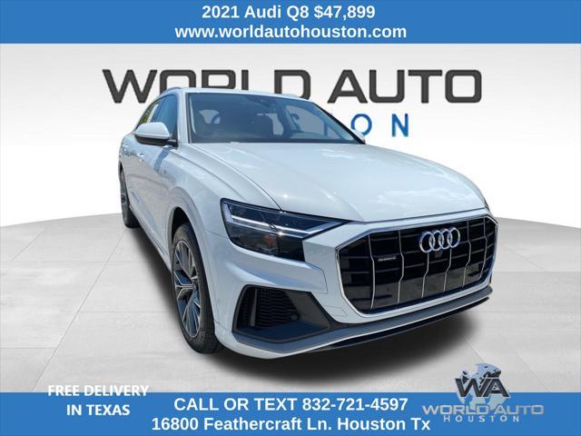 used 2021 Audi Q8 car, priced at $47,899