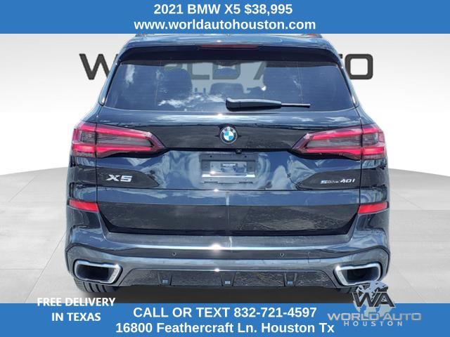 used 2021 BMW X5 car, priced at $38,995