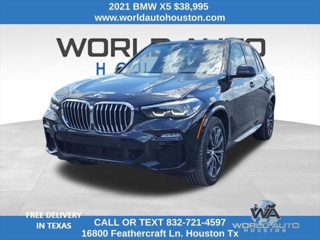 used 2021 BMW X5 car, priced at $38,995