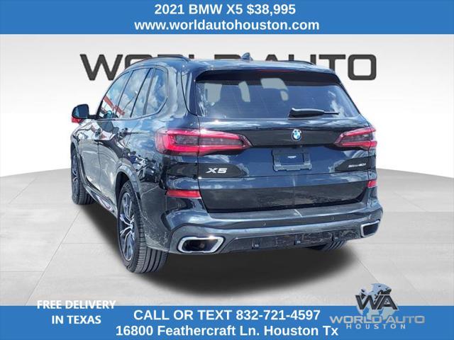 used 2021 BMW X5 car, priced at $38,995