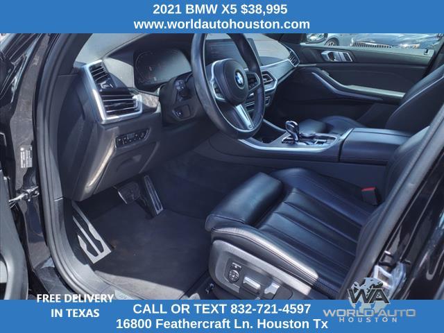 used 2021 BMW X5 car, priced at $38,995