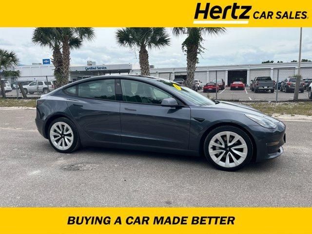 used 2022 Tesla Model 3 car, priced at $28,701