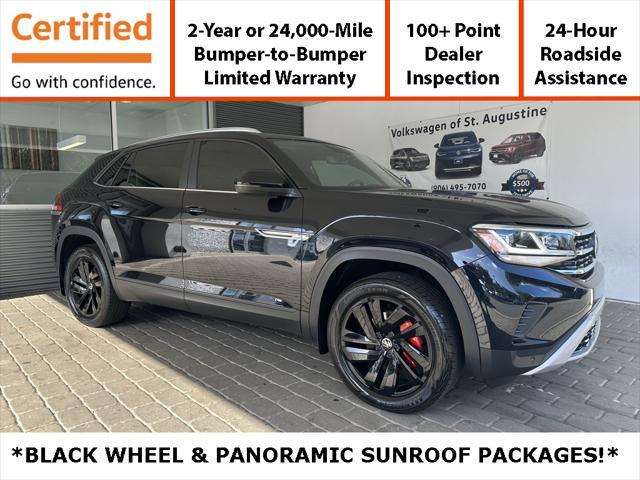 used 2022 Volkswagen Atlas Cross Sport car, priced at $27,993