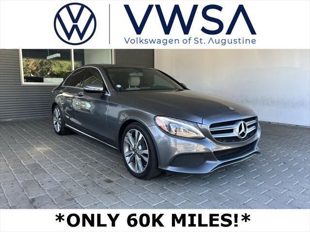 used 2018 Mercedes-Benz C-Class car, priced at $17,819