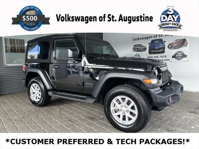 used 2023 Jeep Wrangler car, priced at $33,634