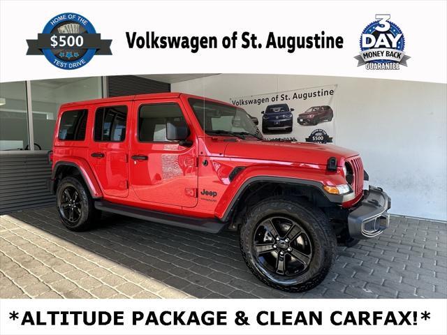 used 2022 Jeep Wrangler Unlimited car, priced at $39,781