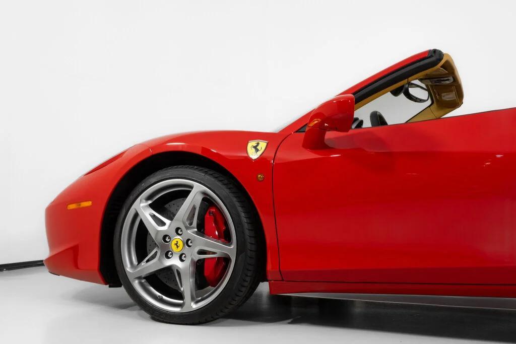 used 2012 Ferrari 458 Spider car, priced at $279,000