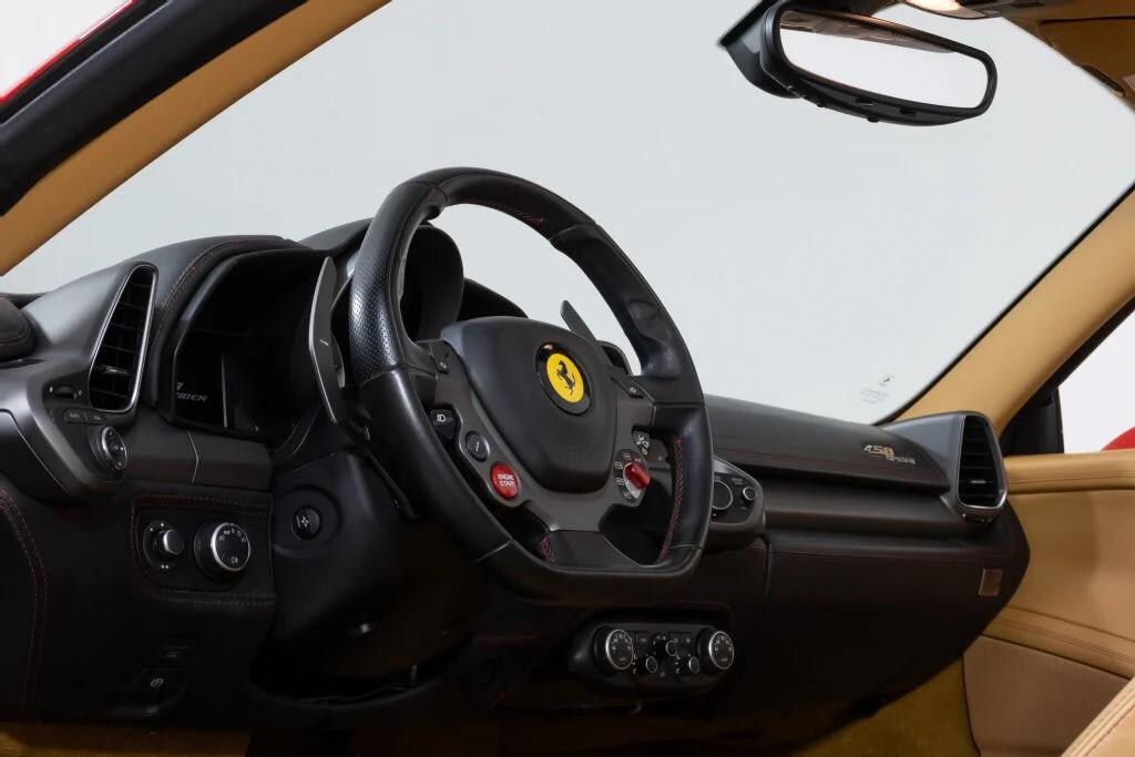 used 2012 Ferrari 458 Spider car, priced at $279,000