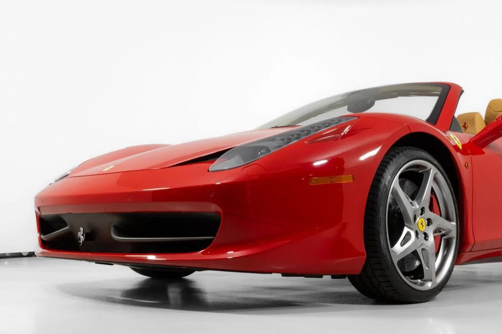 used 2012 Ferrari 458 Spider car, priced at $279,000