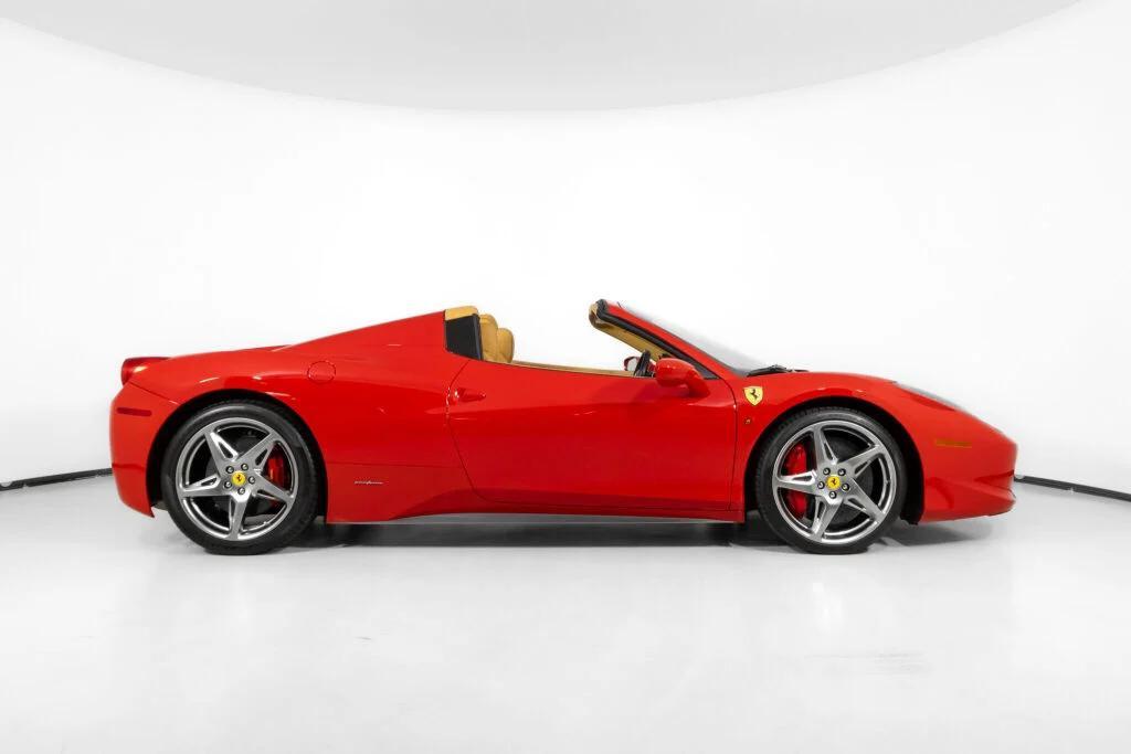 used 2012 Ferrari 458 Spider car, priced at $279,000