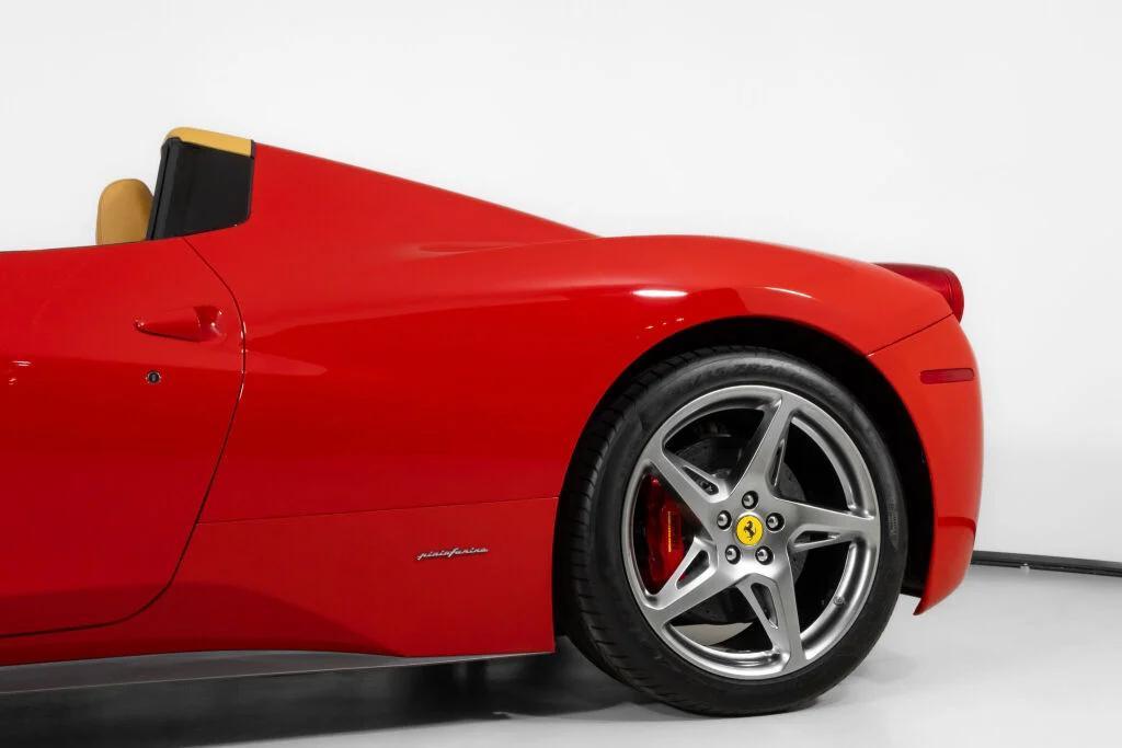 used 2012 Ferrari 458 Spider car, priced at $279,000