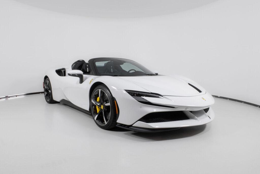 used 2024 Ferrari SF90 Spider car, priced at $629,000