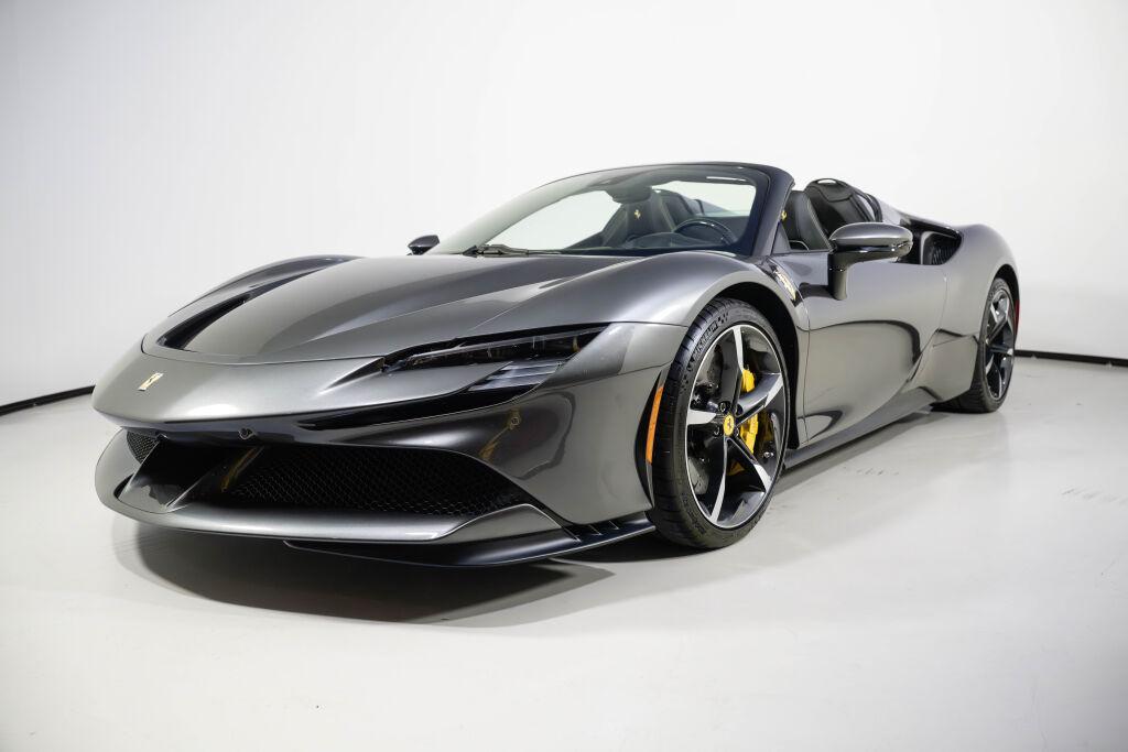 used 2022 Ferrari SF90 Spider car, priced at $599,000