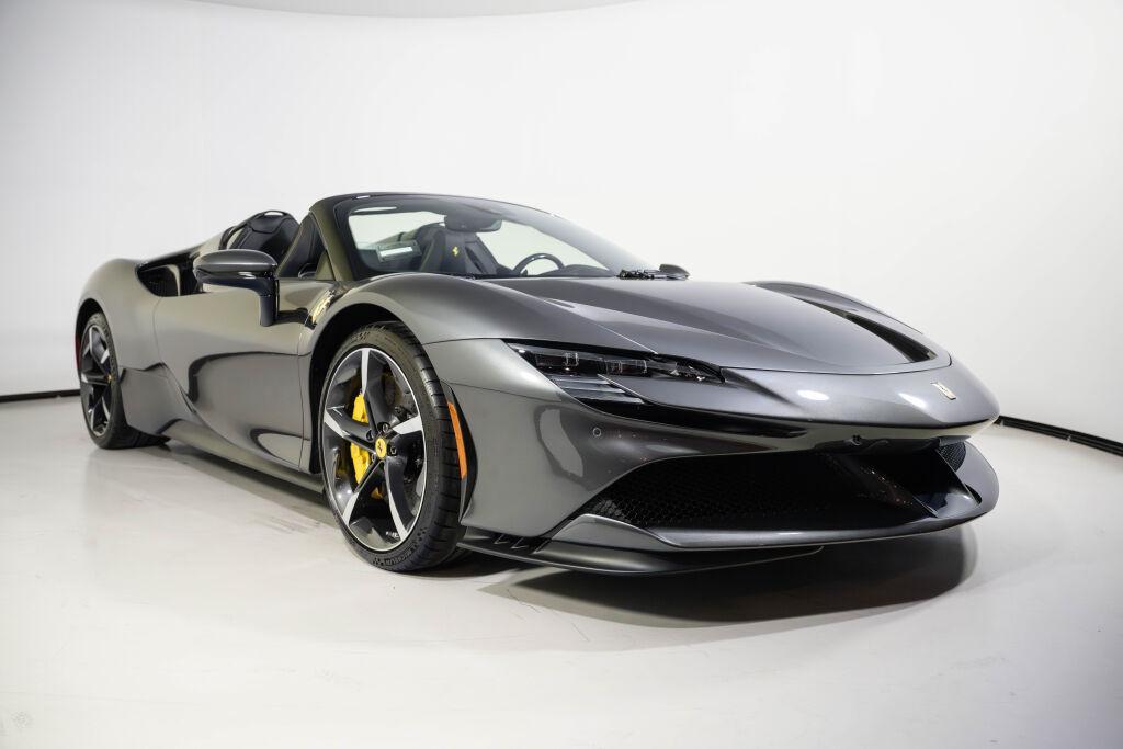 used 2022 Ferrari SF90 Spider car, priced at $599,000