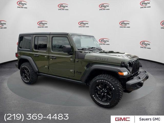 used 2021 Jeep Wrangler Unlimited car, priced at $32,495