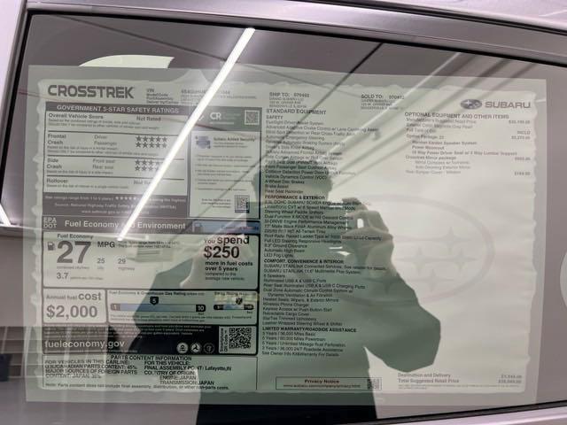 new 2024 Subaru Crosstrek car, priced at $36,669