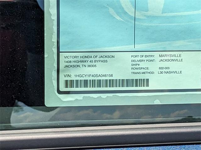 new 2025 Honda Accord car, priced at $31,710