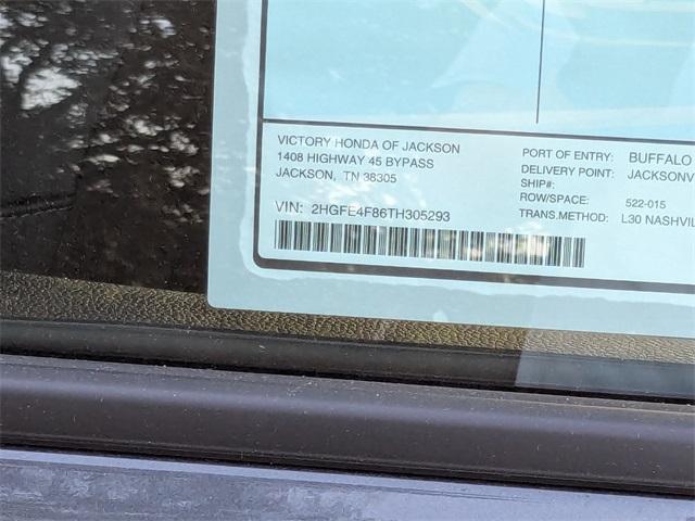 new 2026 Honda Civic Hybrid car, priced at $30,445