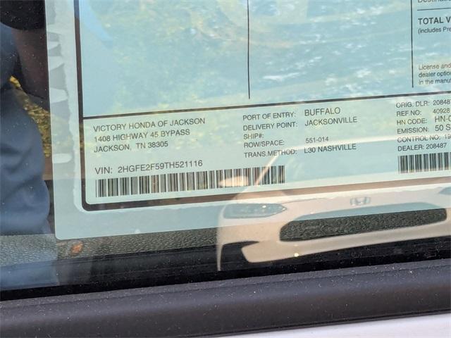 new 2026 Honda Civic car, priced at $28,245