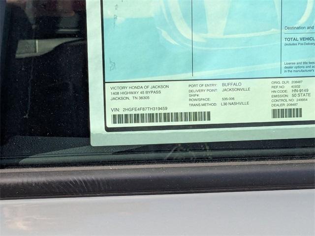 new 2026 Honda Civic Hybrid car, priced at $30,945