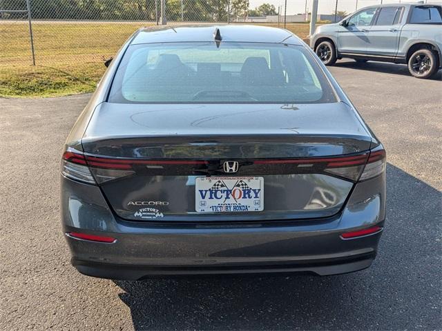 new 2025 Honda Accord car, priced at $29,445
