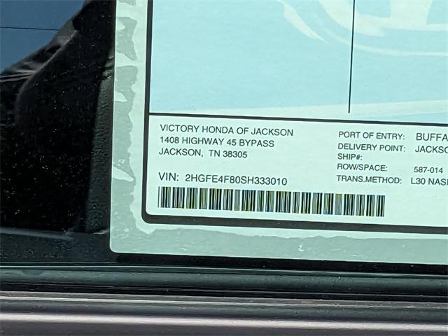 new 2025 Honda Civic Hybrid car, priced at $33,100