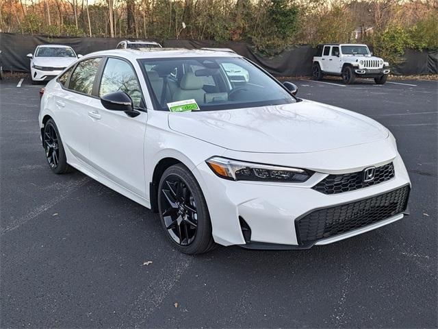 new 2025 Honda Civic Hybrid car, priced at $30,300