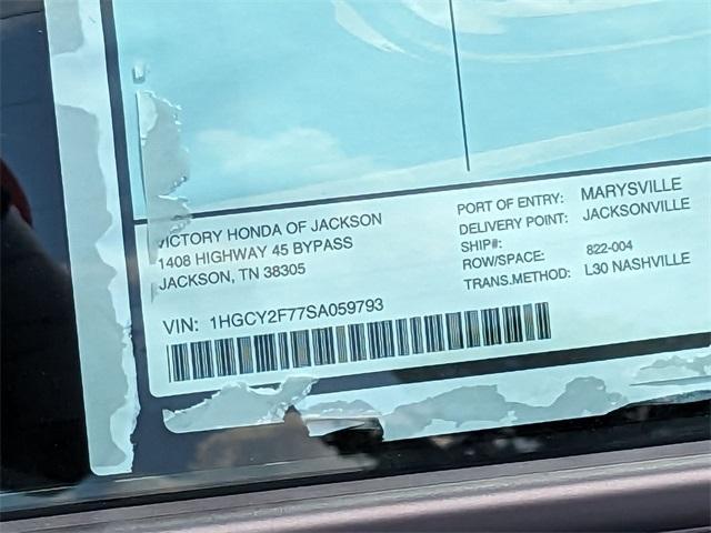 new 2025 Honda Accord Hybrid car, priced at $36,980