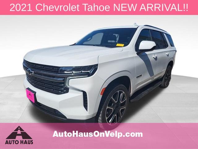 used 2021 Chevrolet Tahoe car, priced at $50,000