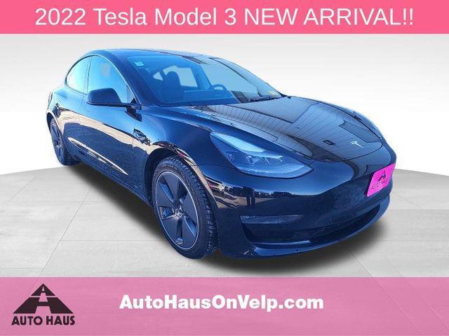 used 2022 Tesla Model 3 car, priced at $22,500