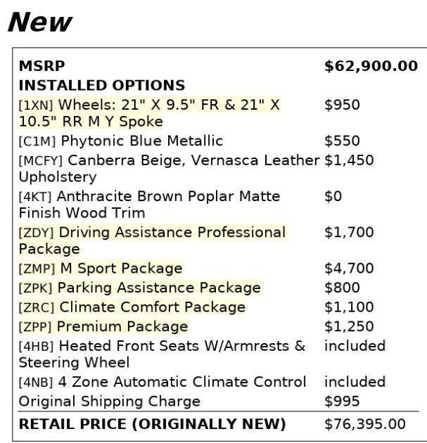 used 2022 BMW X5 car, priced at $39,792