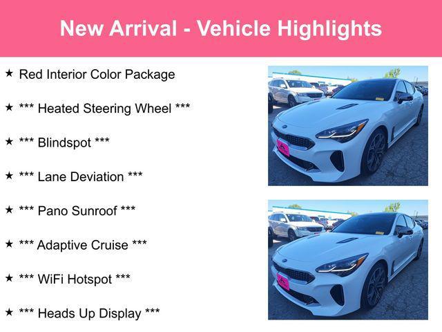 used 2019 Kia Stinger car, priced at $30,000