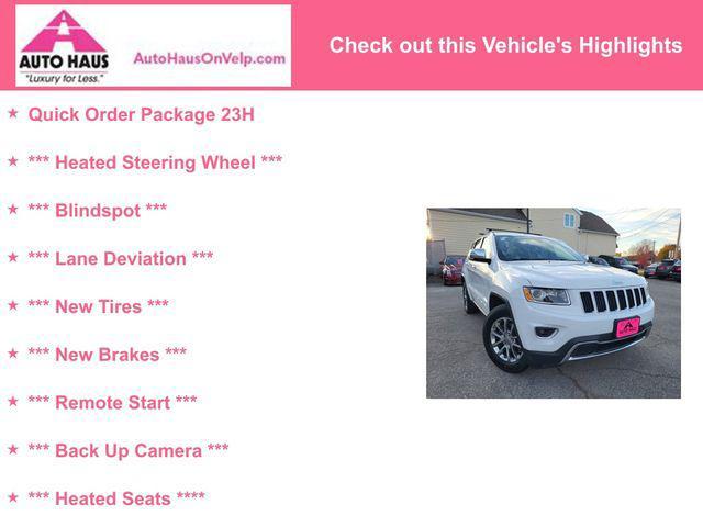 used 2015 Jeep Grand Cherokee car, priced at $15,900