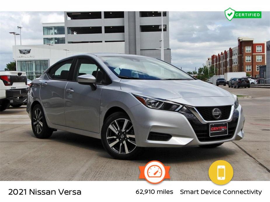 used 2021 Nissan Versa car, priced at $15,381