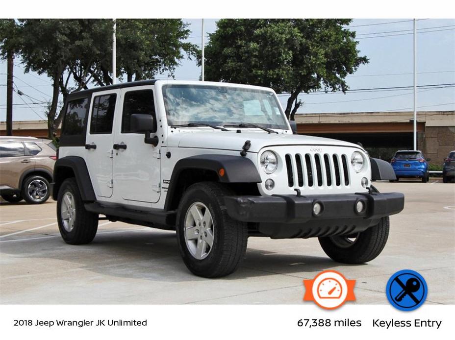 used 2018 Jeep Wrangler JK Unlimited car, priced at $24,771
