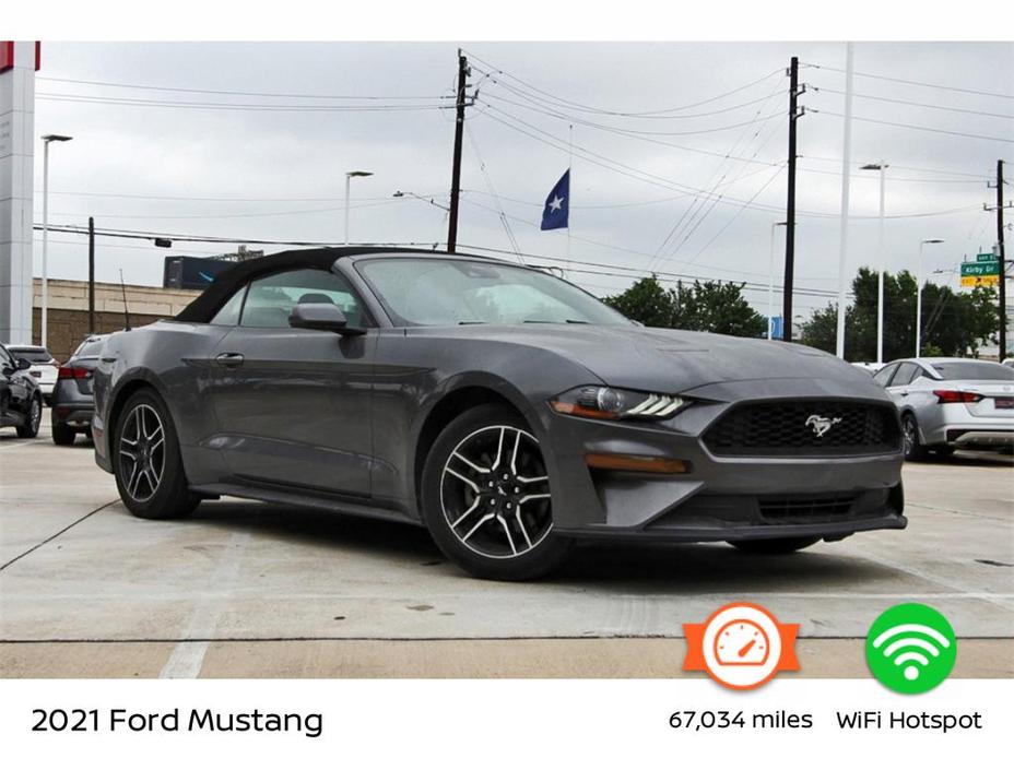 used 2021 Ford Mustang car, priced at $21,486