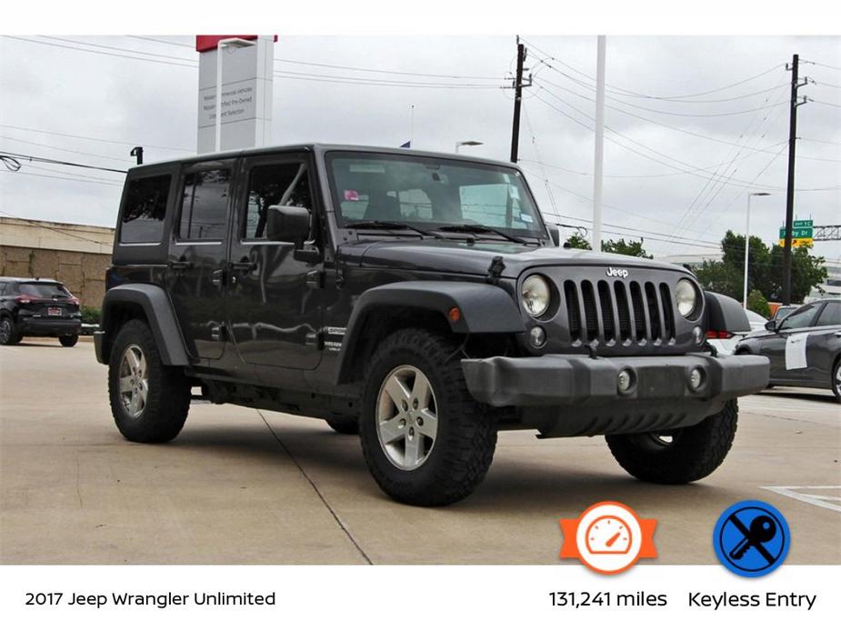 used 2017 Jeep Wrangler Unlimited car, priced at $20,297