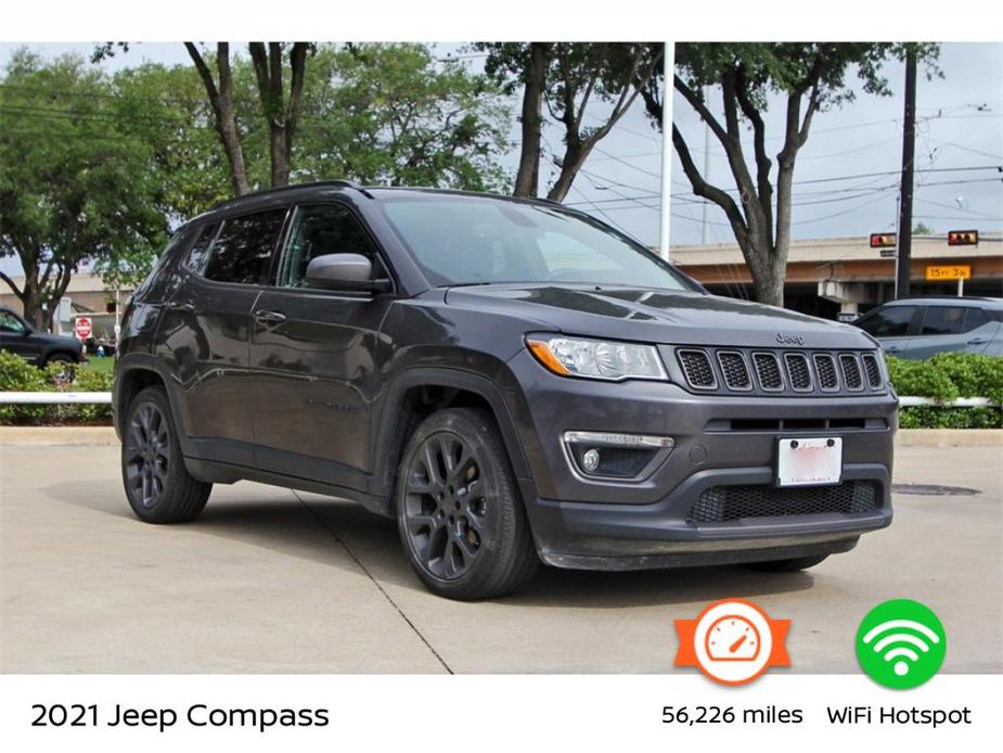 used 2021 Jeep Compass car, priced at $19,739