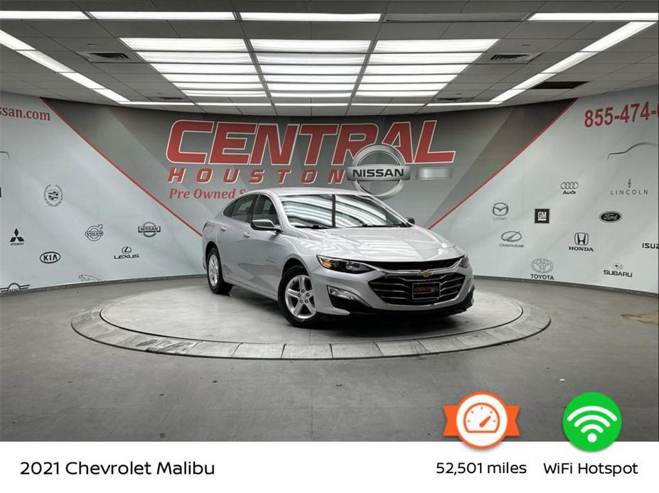 used 2021 Chevrolet Malibu car, priced at $17,449