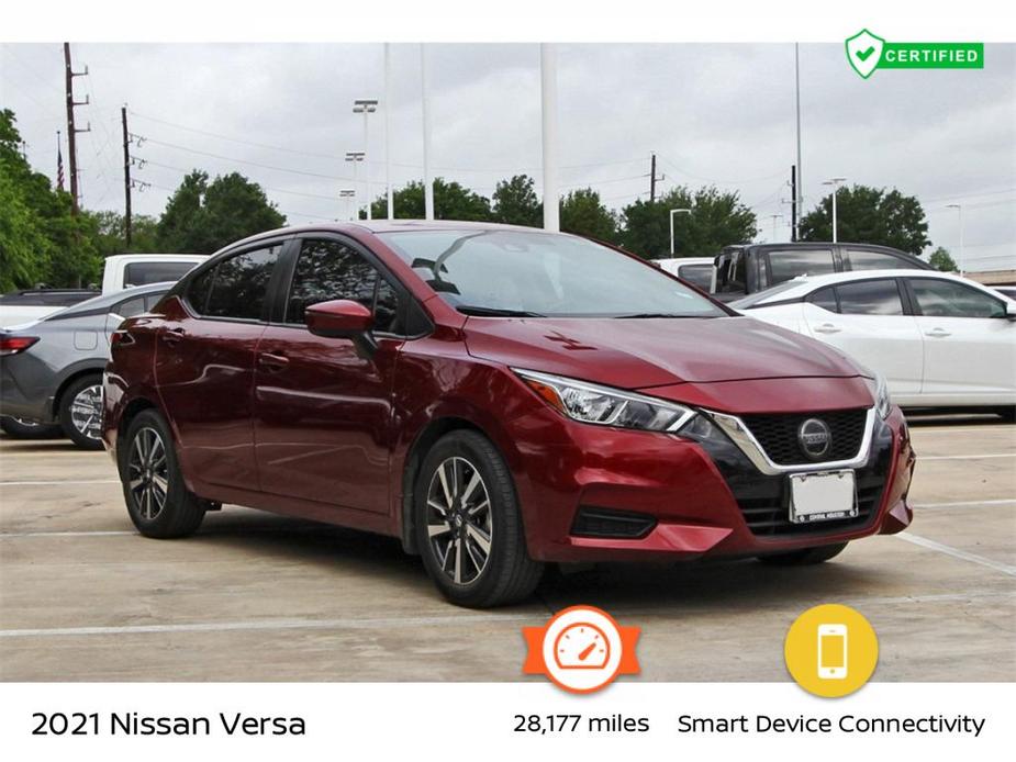 used 2021 Nissan Versa car, priced at $17,227