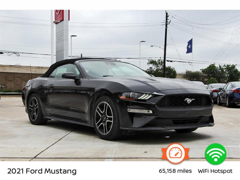 used 2021 Ford Mustang car, priced at $21,364