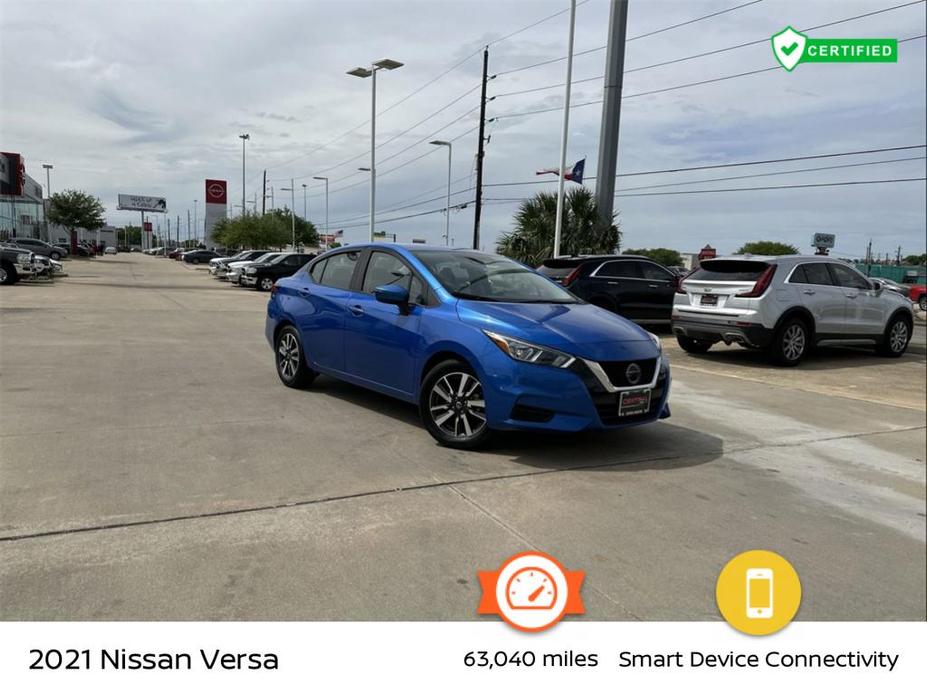used 2021 Nissan Versa car, priced at $15,081