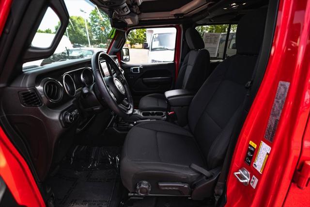 used 2021 Jeep Wrangler Unlimited car, priced at $34,555