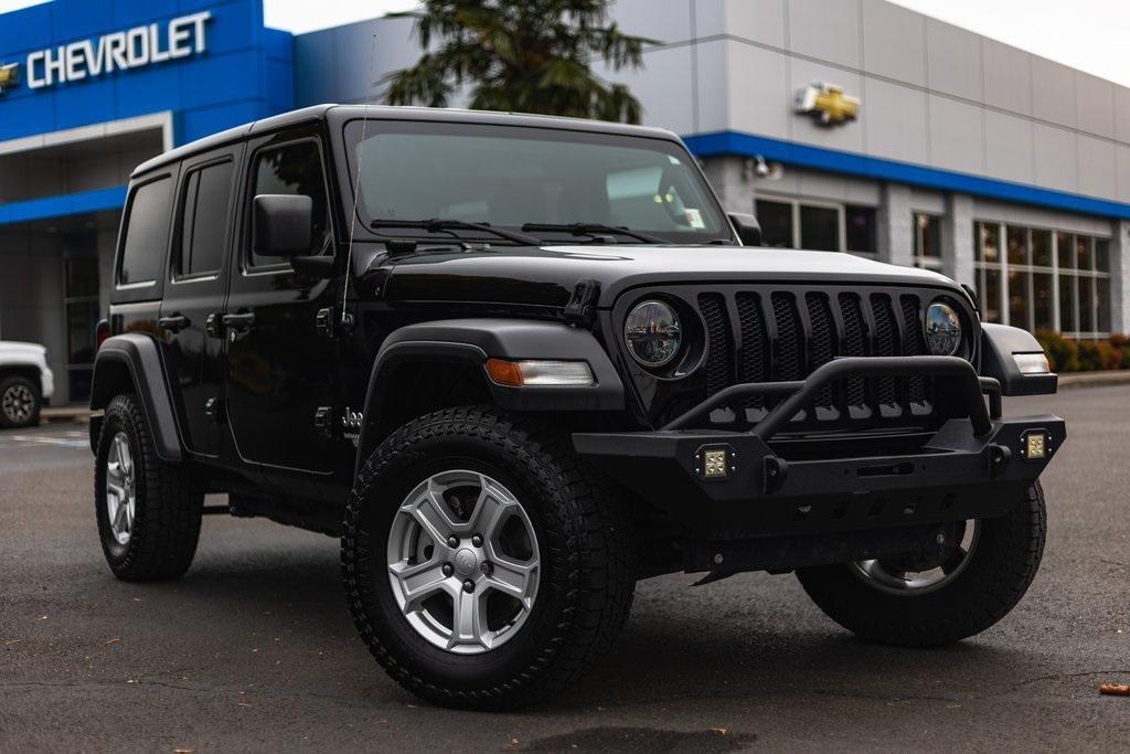 used 2018 Jeep Wrangler Unlimited car, priced at $23,487