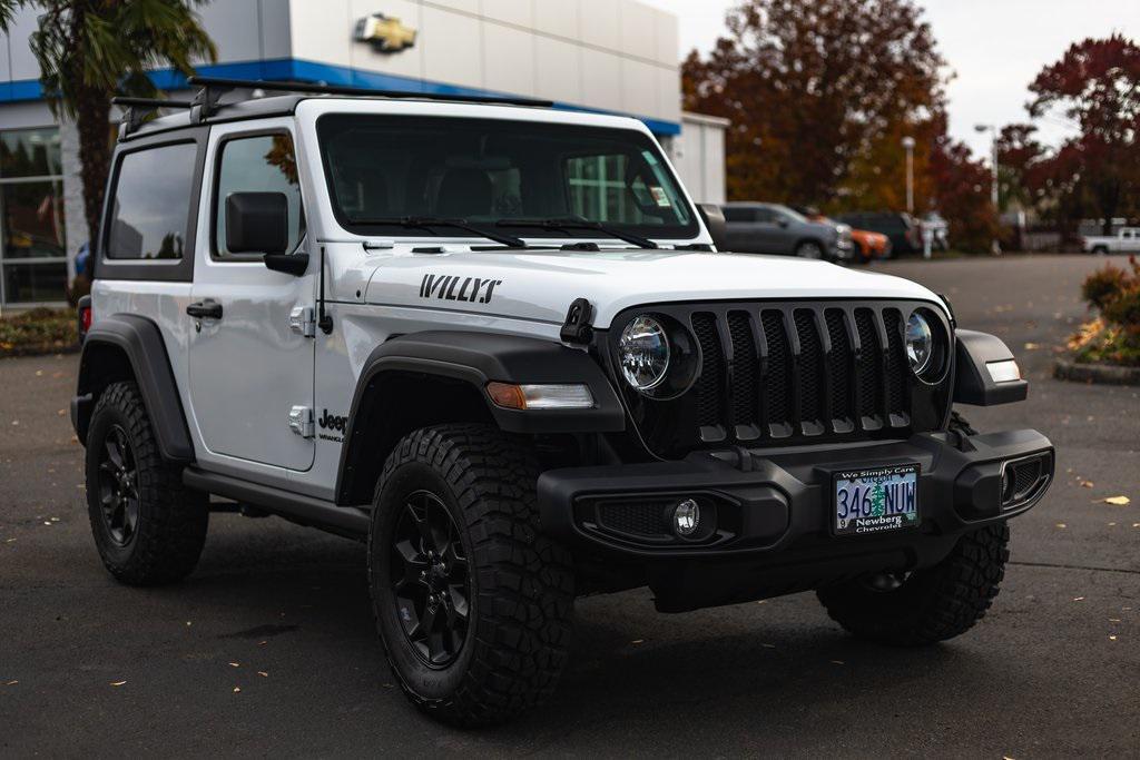 used 2022 Jeep Wrangler car, priced at $30,587