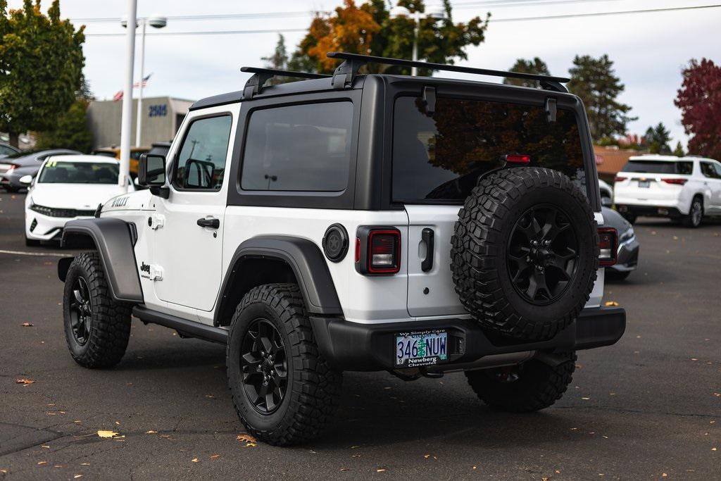 used 2022 Jeep Wrangler car, priced at $30,587