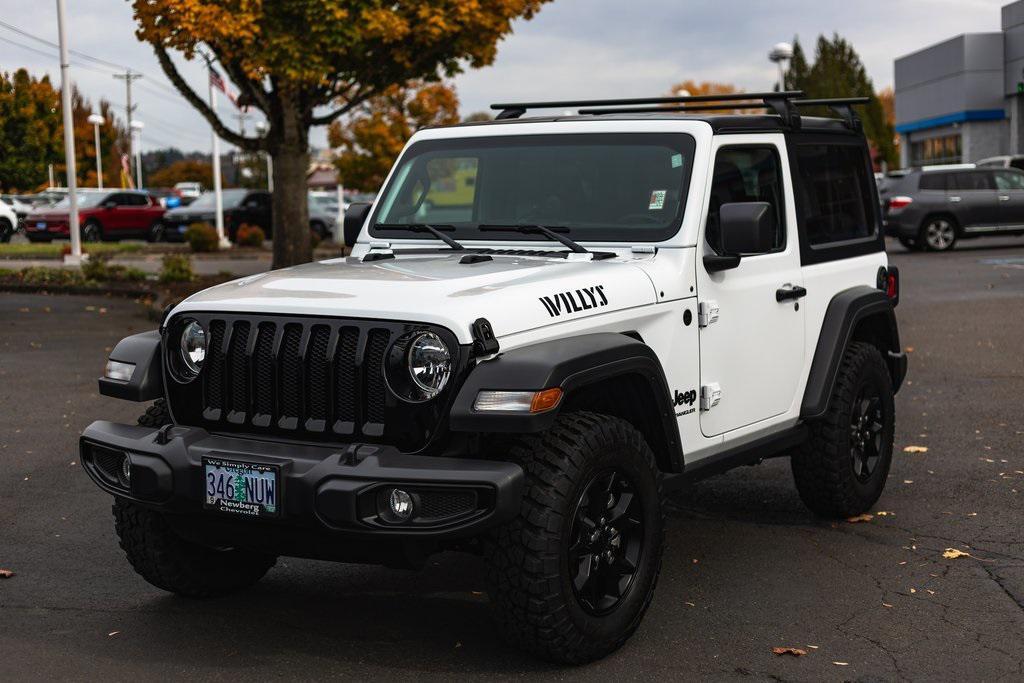 used 2022 Jeep Wrangler car, priced at $30,587