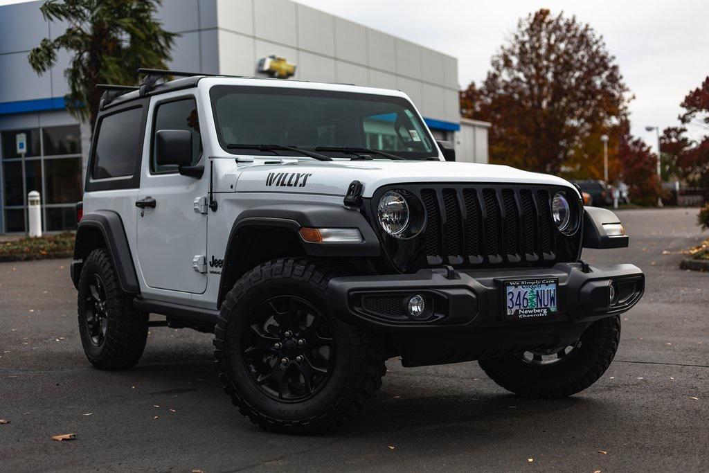 used 2022 Jeep Wrangler car, priced at $30,587